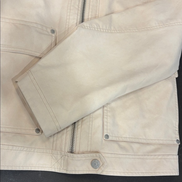 FREE PEOPLE WE THE FREE Blair Vegan Suede Jacket In Sea salt - Picture 12 of 15